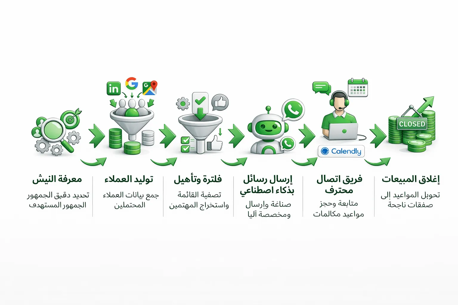 كيف تعمل آلية OniFlow لتوليد العملاء المحتملين B2B بالذكاء الاصطناعي